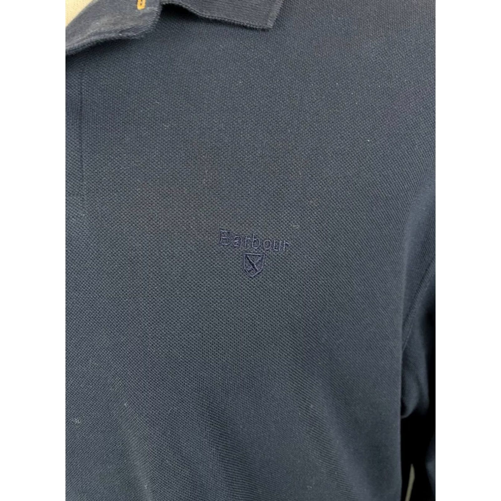 Barbour Barbour Sweatshirt Barbour 2XL Blue Cotton Long Sleeve Collared Pullover Mens Sweatshirt Winter Classic Outdoor Size US XXL / EU 58 / 5 - 7 Thumbnail