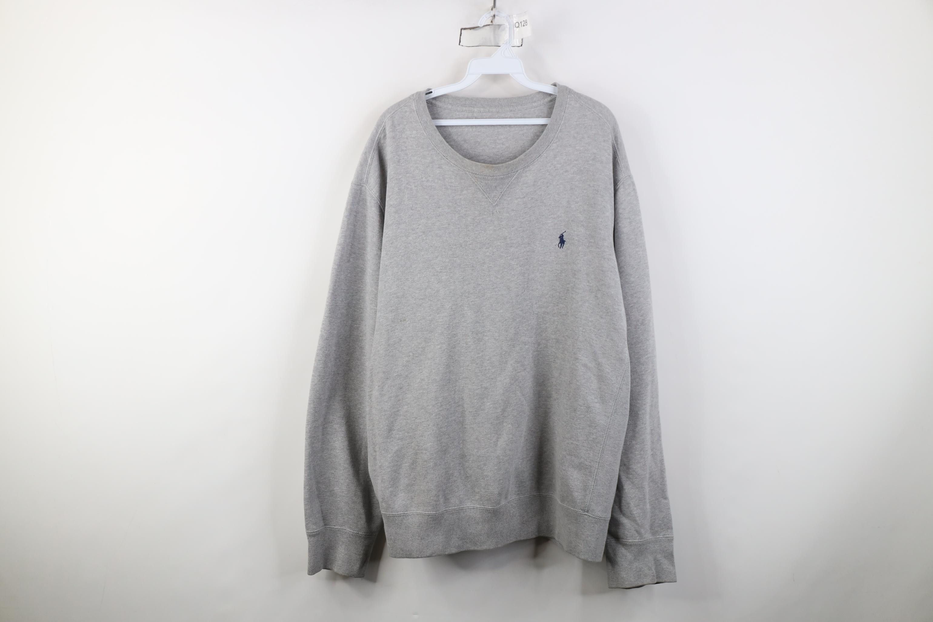 Polo Ralph Lauren Vintage 90s Ralph Lauren Reverse Weave Crewneck Sweatshirt Size US XXL / EU 58 / 5 - 1 Thumbnail