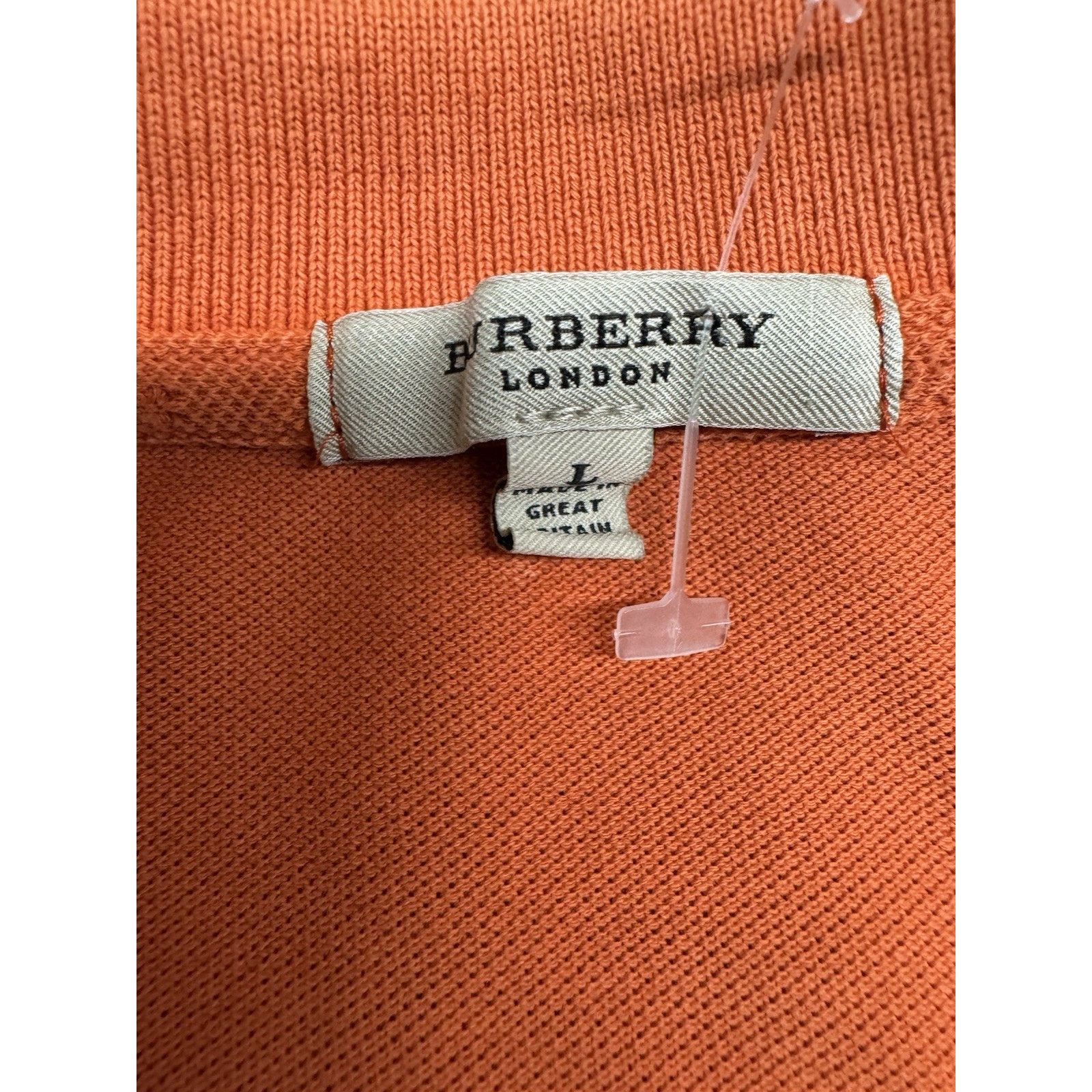 Burberry BURBERRY LONDON Size Large Orange 100% Cotton Nova Check Size US L / EU 52-54 / 3 - 5 Thumbnail