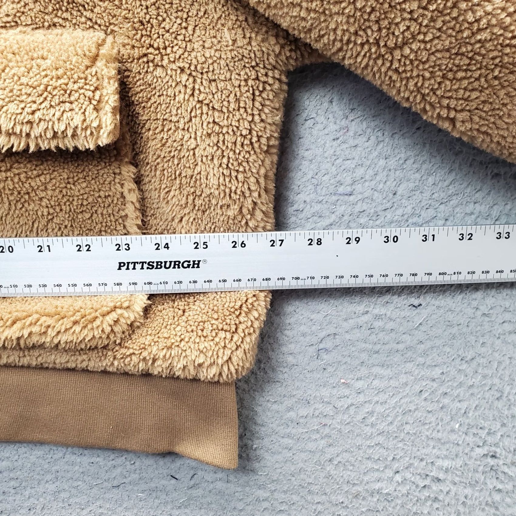 Gap Gap Teddy Bear Jacket Womens XXL Brown Lined Long Sleeve Patch Pocket Full Zip Jacket Size XXL / US 16-18 / IT 52-54 - 4 Thumbnail
