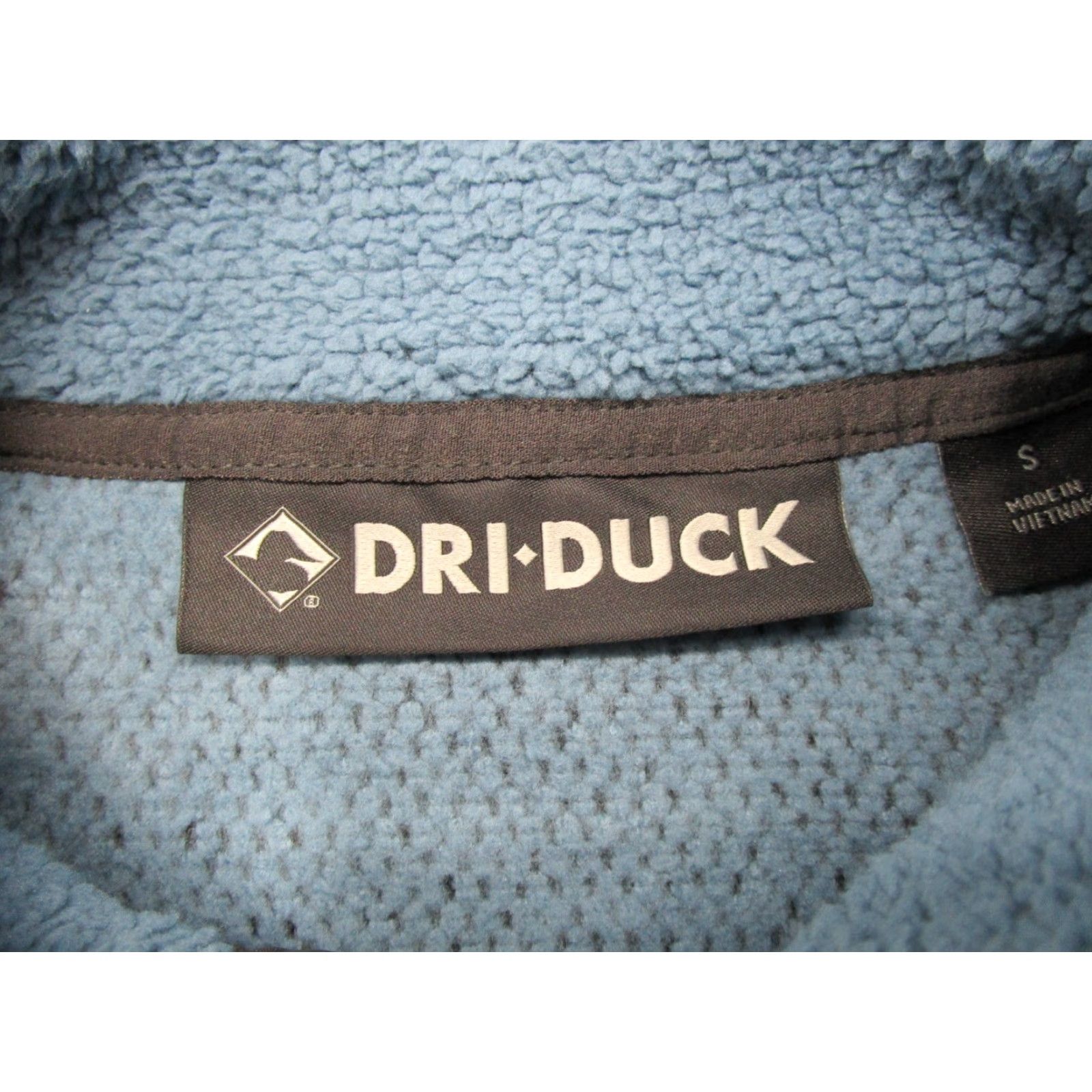 Vintage DRI DUCK Mens Sweater Pullover 1/4 Snap Mountain Fleece Sherpa Jacket Size S Blue Knit Logo Button Casual Outdoor Mens Size US S / EU 44-46 / 1 - 3 Thumbnail