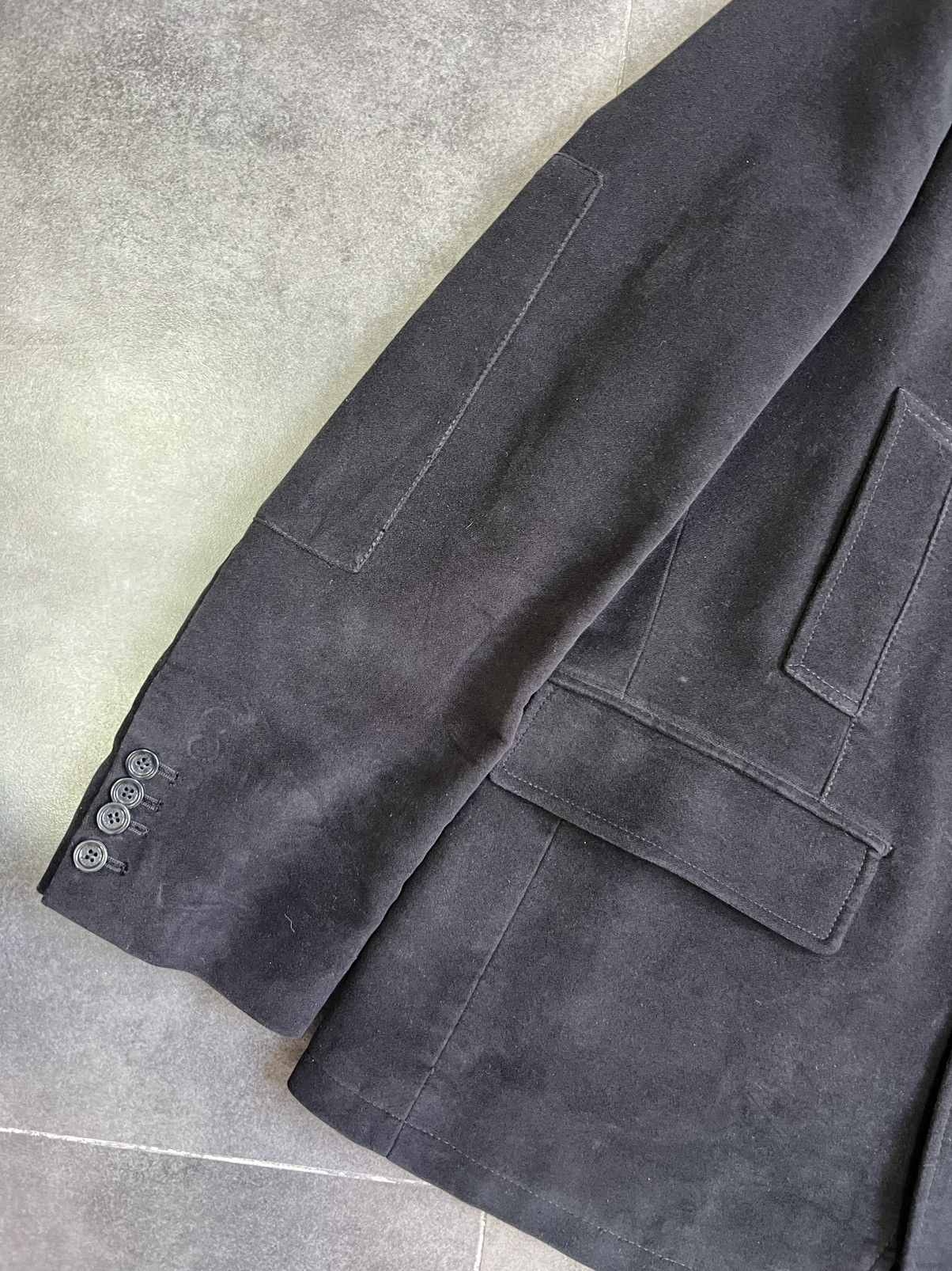 Burberry × Burberry Prorsum Burberry London Velour Blazer Jacket Size US XL / EU 56 / 4 - 8 Thumbnail