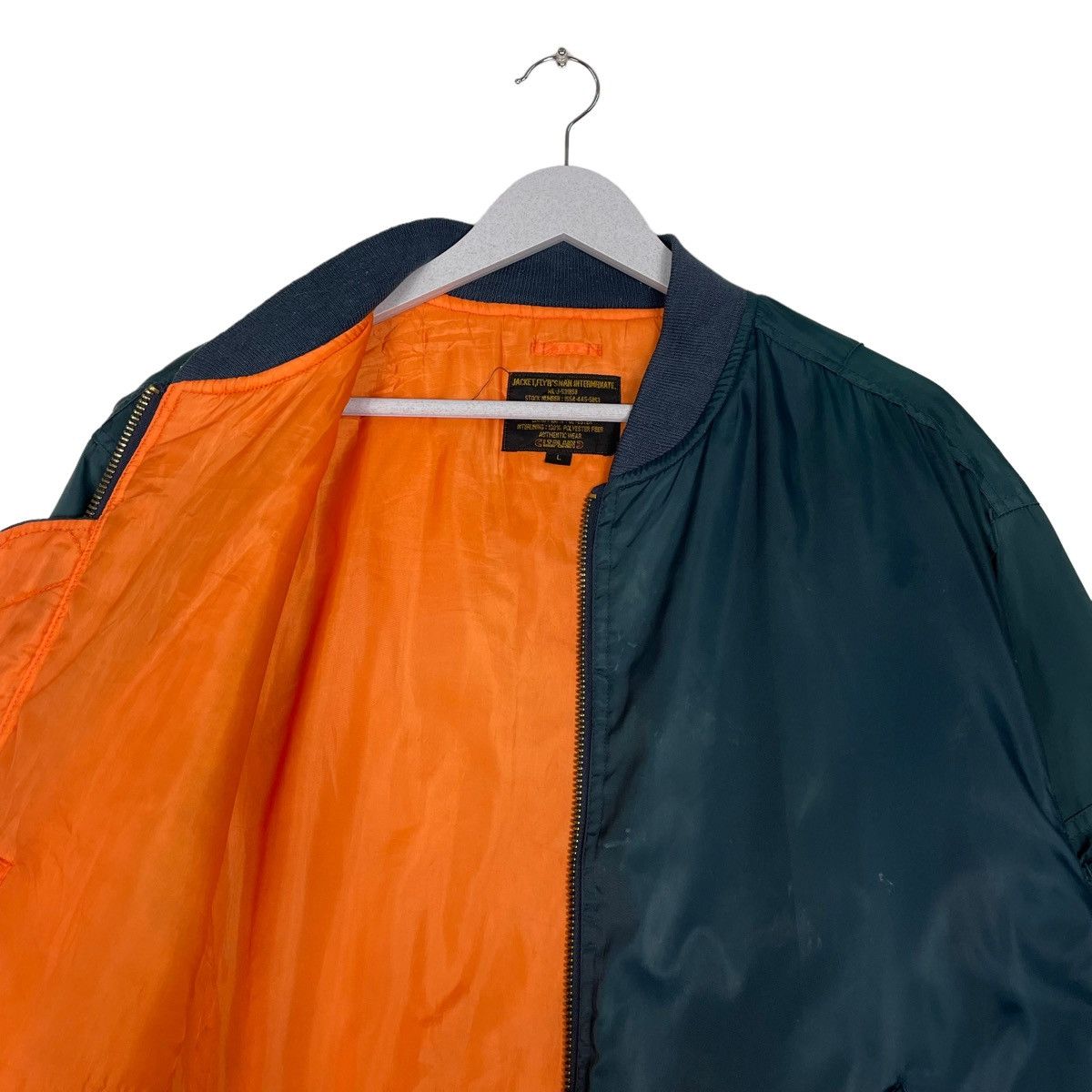Sports Specialties 💥ITPLAIN MA1 RIOT BOMBER JACKET Size US L / EU 52-54 / 3 - 9 Thumbnail
