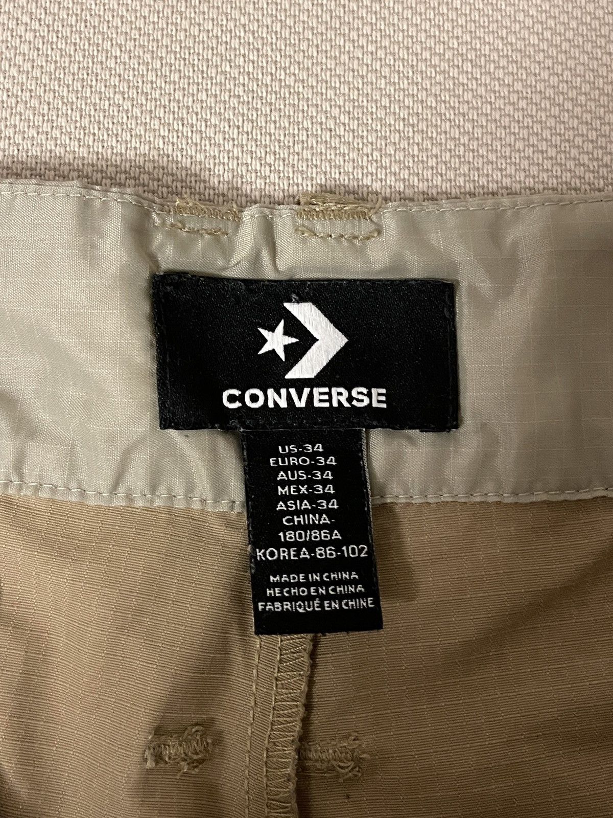 A-COLD-WALL* × Converse Converse x A-COLD-WALL* Pleat Trousers Limited Edition Beige Size US 34 / EU 50 - 13 Thumbnail