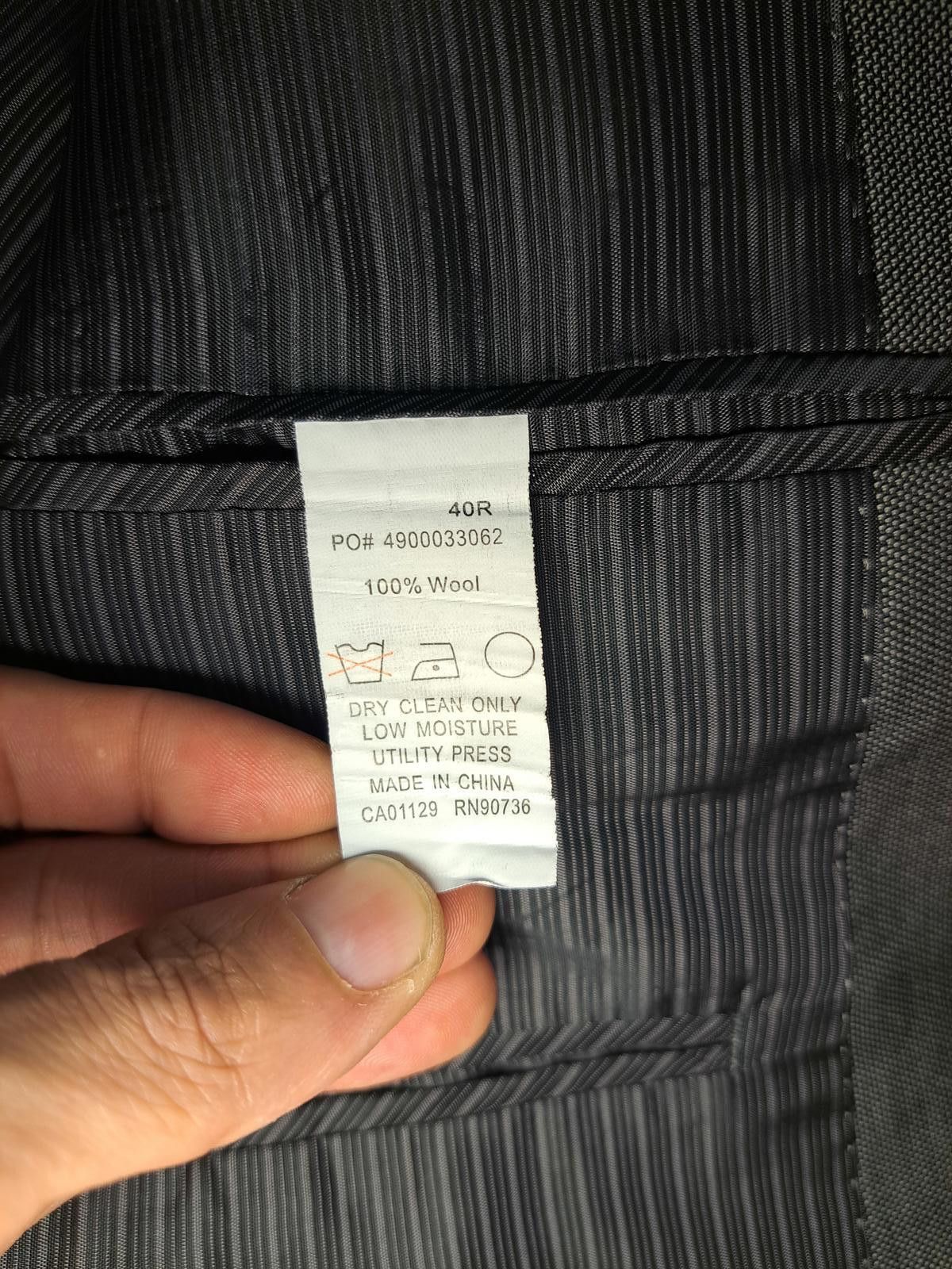 Calvin Klein Calvin Klein Sport Coat Mens 40R Gray Wool Blazer Suit Size 40R - 3 Thumbnail
