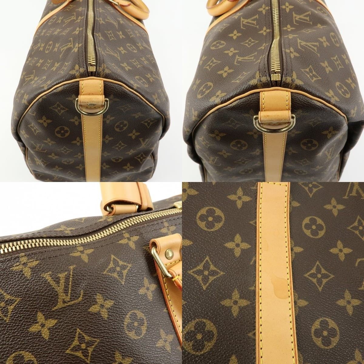 Louis Vuitton Louis Vuitton Monogram Keepall Bandouliere 60 Duffle Bag Size ONE SIZE - 6 Thumbnail