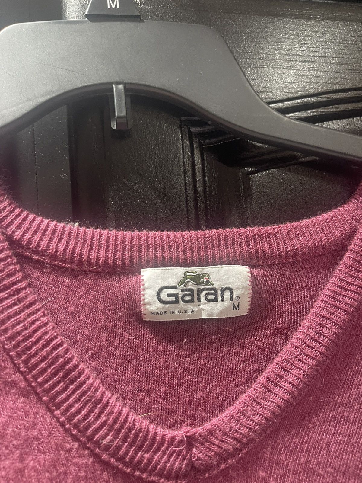 Other VTG Garan V Neck Sweater Golf Prep 80's Maroon Medium Size US M / EU 48-50 / 2 - 2 Thumbnail