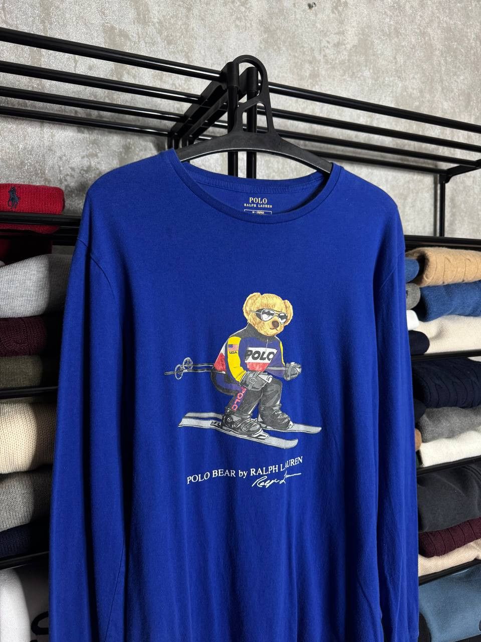 Polo Ralph Lauren Vintage Ralph Lauren Teddy Bear long sleeve Size US M / EU 48-50 / 2 - 2 Thumbnail