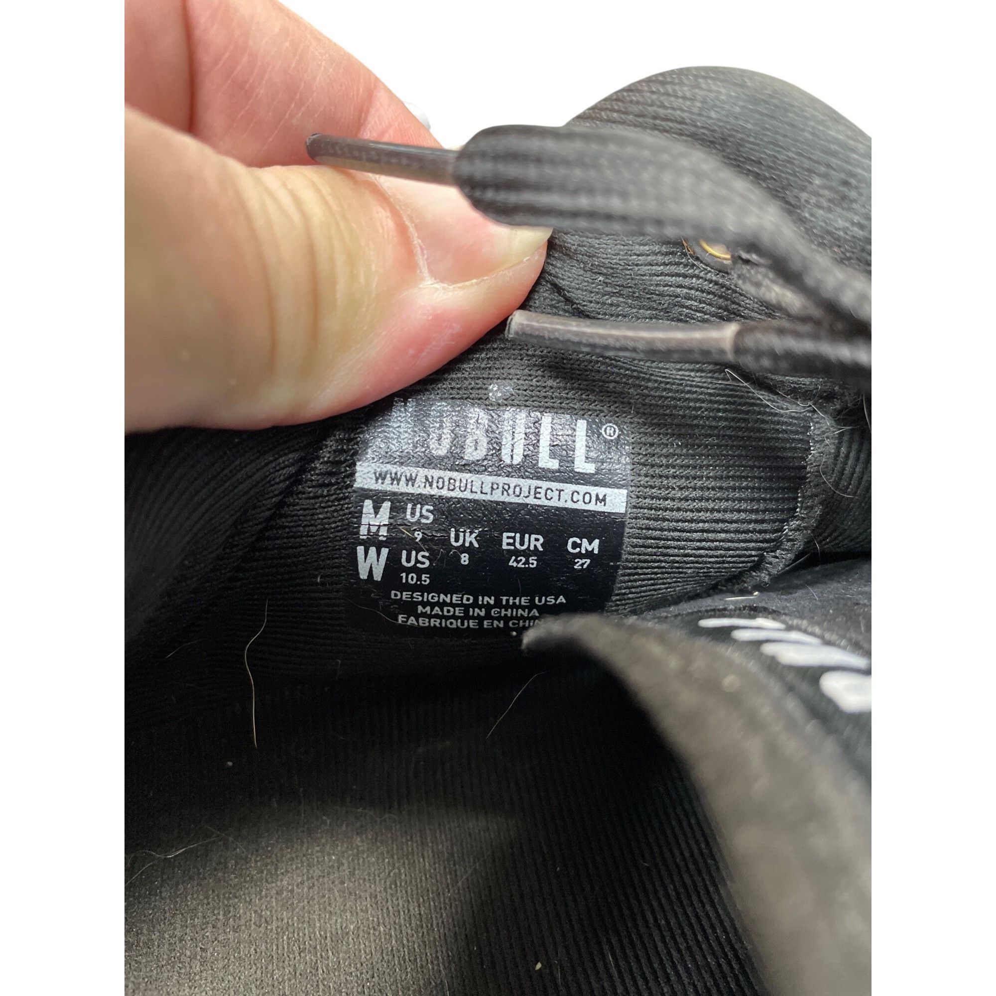 Other NoBull Mens womans Black Low walk run sneakers shoes size 10 Size US 10.5 / IT 40.5 - 6 Thumbnail