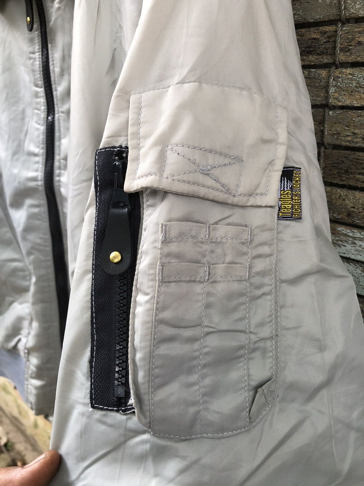 Alpha Industries Vintage Teagles Fighters Jacket Bomber Jacket Size US XL / EU 56 / 4 - 10 Thumbnail