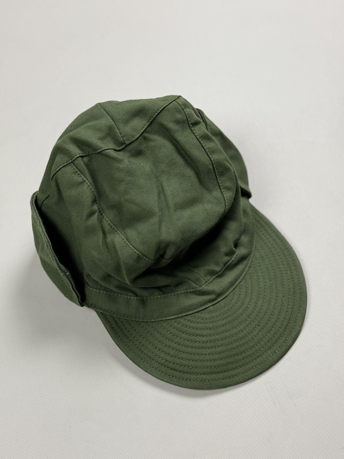 Vintage Vintage Swedish Army Military Earwarmer Flap Ear Cap Hat Size ONE SIZE - 3 Thumbnail