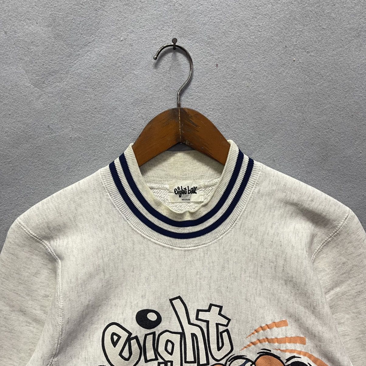 Vintage 90s Eight Ball U.S.A. Graphic Sweater (M) Size US M / EU 48-50 / 2 - 2 Thumbnail