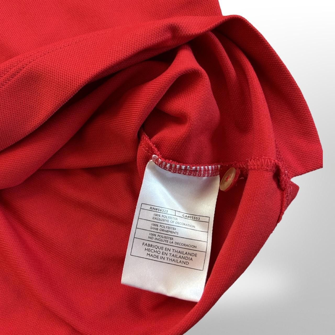 Nike Nike Golf Red Dri-FIT Polo Shirt Size US L / EU 52-54 / 3 - 5 Thumbnail