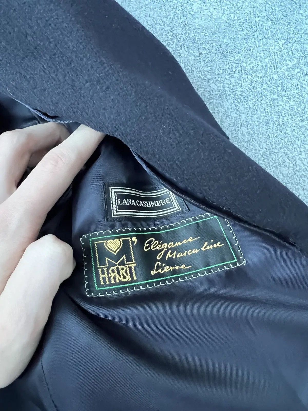 Canali × Vintage Vintage Canali Lana Cashmere Trench over coat luxury Size US L / EU 52-54 / 3 - 8 Thumbnail