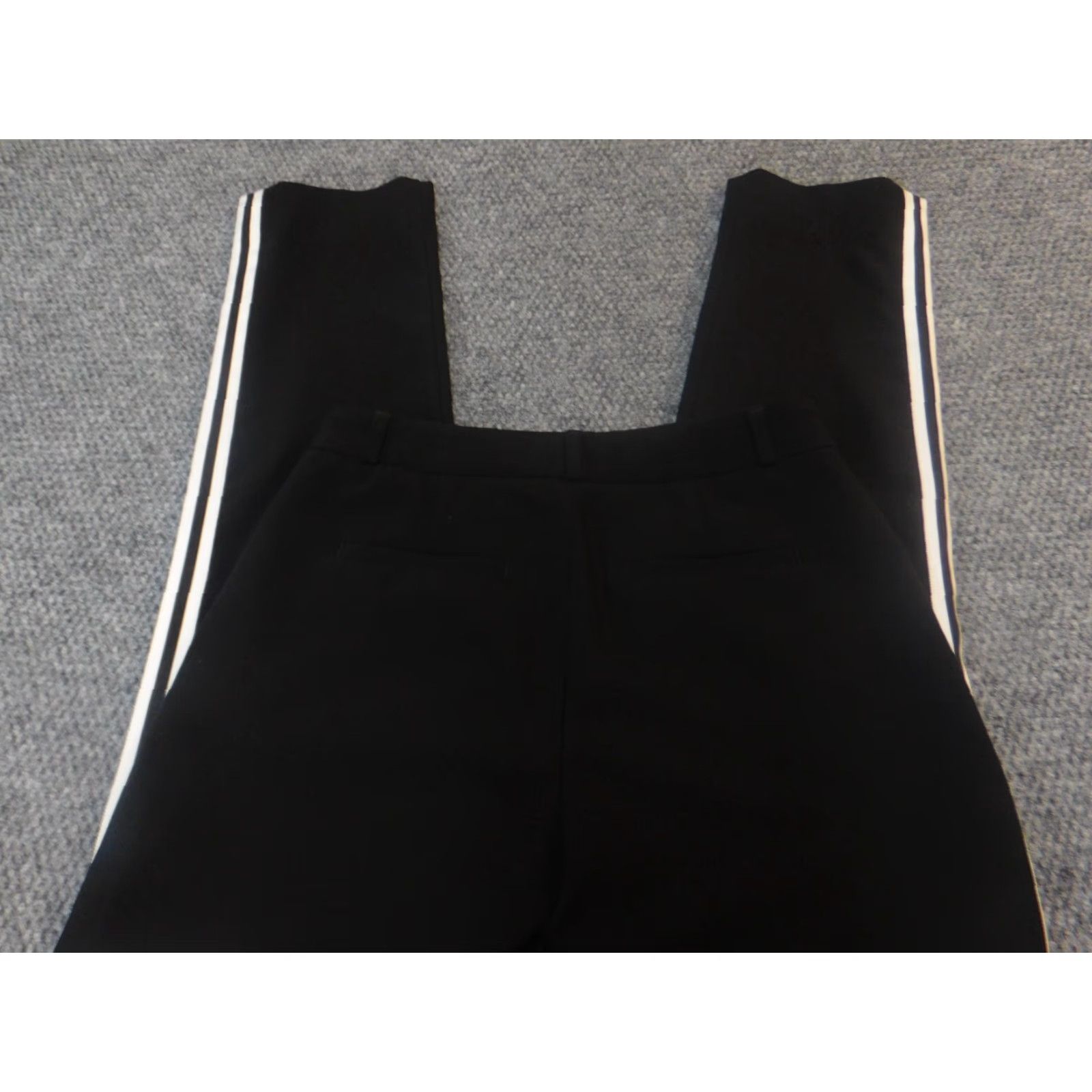 Banana Republic Banana Republic Womens Dress Pants 2L Black Stripe Avery Pants 29 Inseam Regular Rise Mid Pockets Zipper Shirt? Size 26" / US 2 / IT 38 - 4 Thumbnail