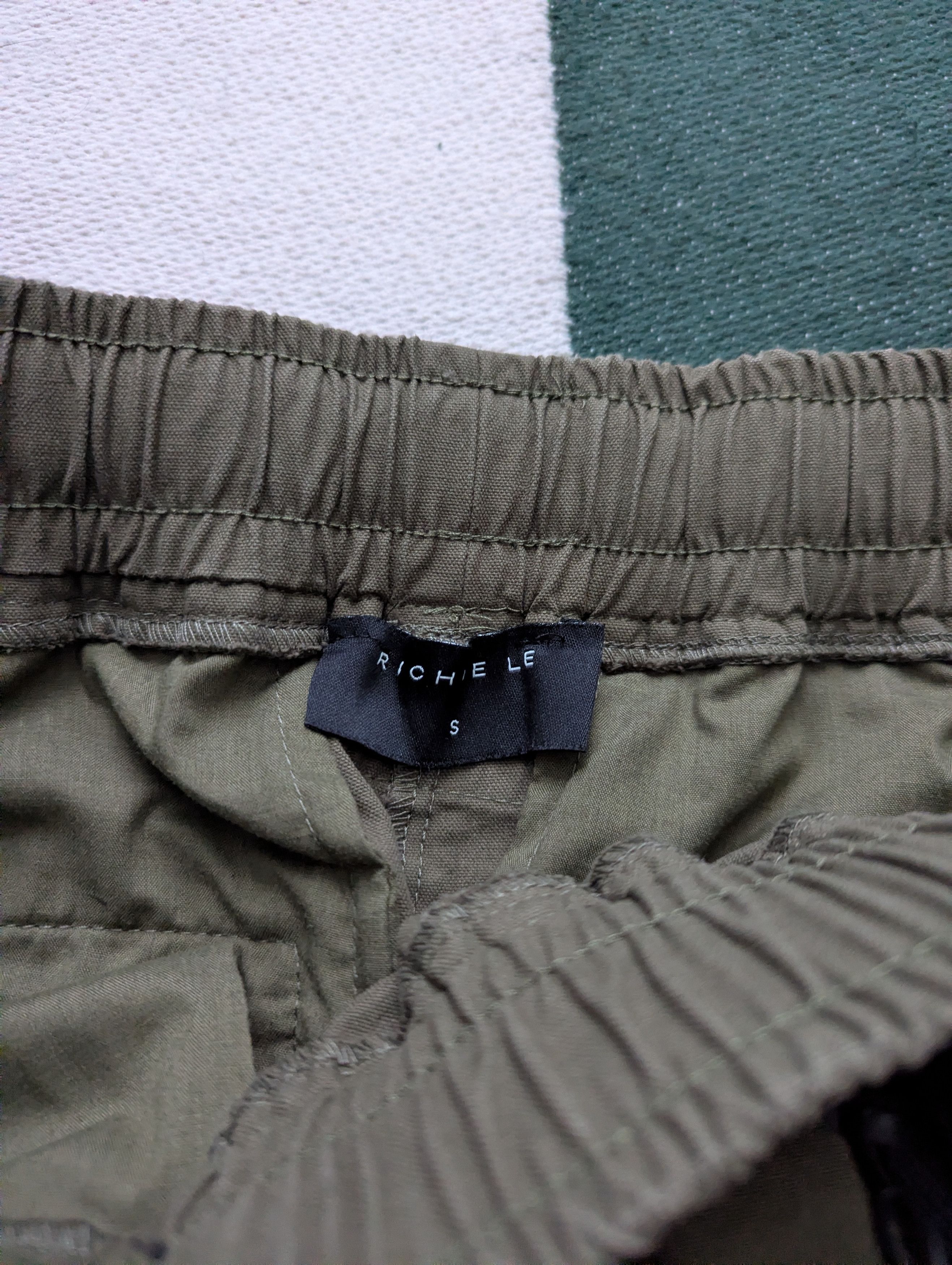 Richie Le Collection Richie Le Collection Utility Cargo Pants Olive Size US 30 / EU 46 - 3 Thumbnail