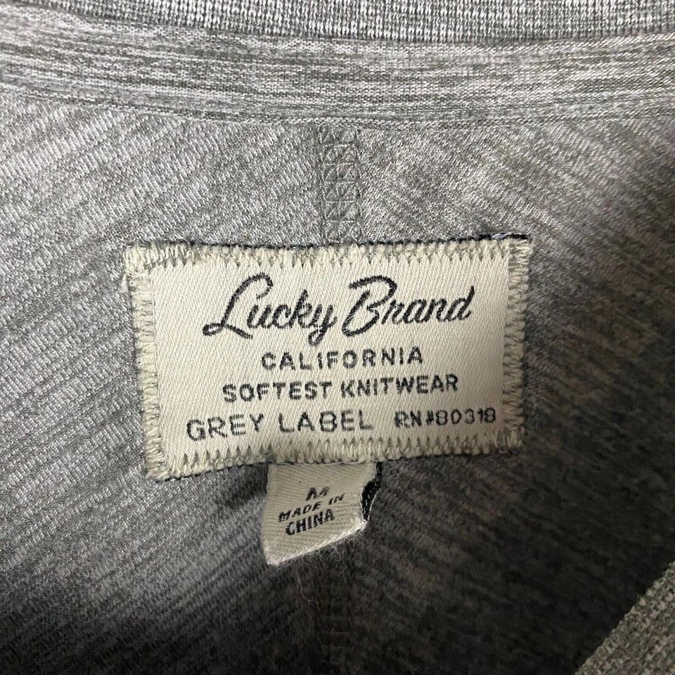 Lucky Brand Lucky Brand T-Shirt Medium Long Sleeve Men's Grey Label M Size US M / EU 48-50 / 2 - 3 Thumbnail