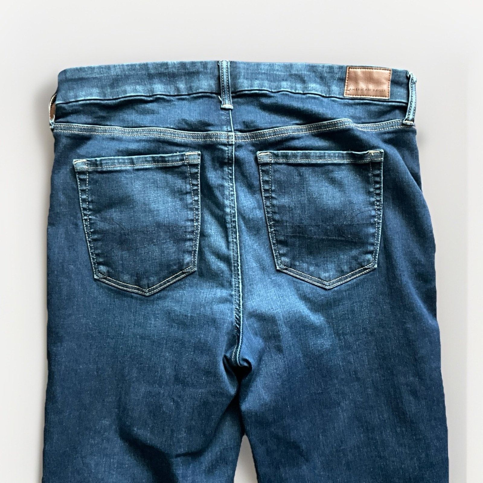 American Eagle Outfitters American Eagle 14L Super Hi-Rise Stretch Luxe Jeggings Jeans Size 36" / US 14 / IT 50 - 2 Thumbnail