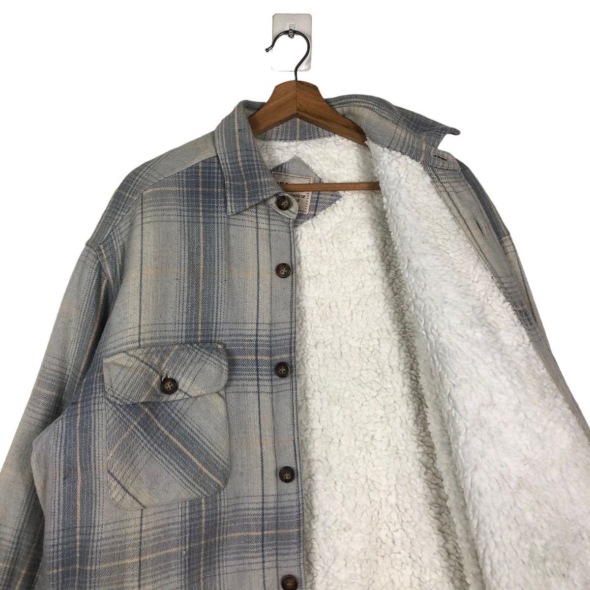 Flannel 📌VINTAGE FLANNEL SHIRT JACKET WORKER SEA HOP ISSEY MIYAKE Size US L / EU 52-54 / 3 - 9 Thumbnail