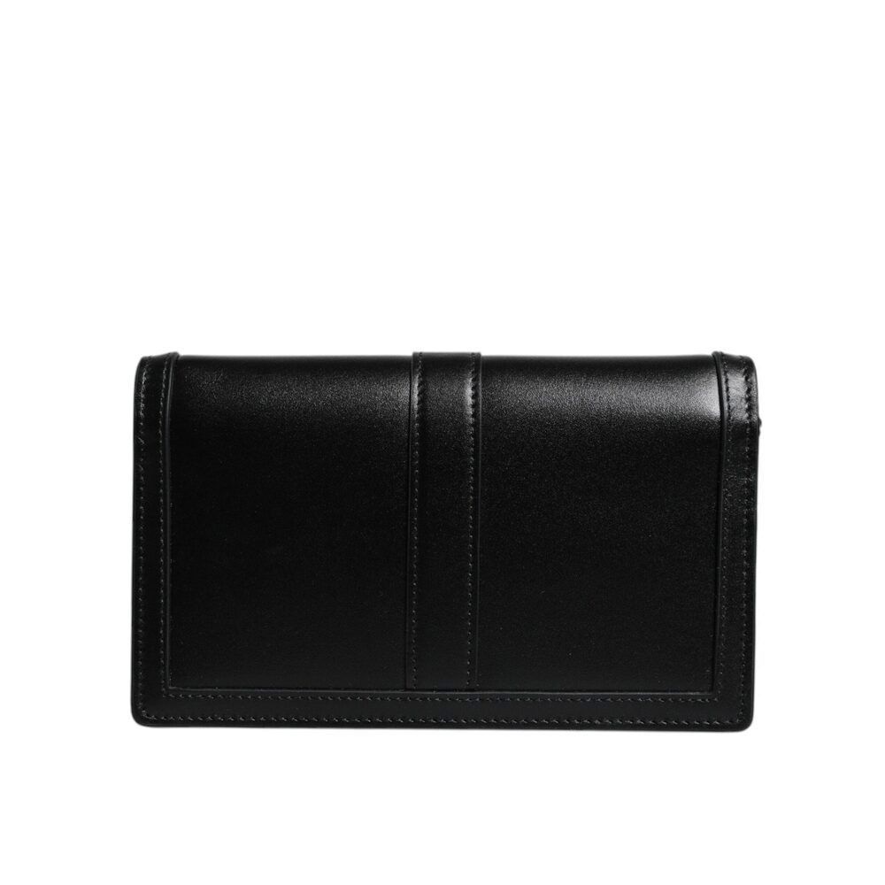 Versace Versace Black Calfskin Leather Chain Strap Shoulder Crossbod Size ONE SIZE - 5 Thumbnail