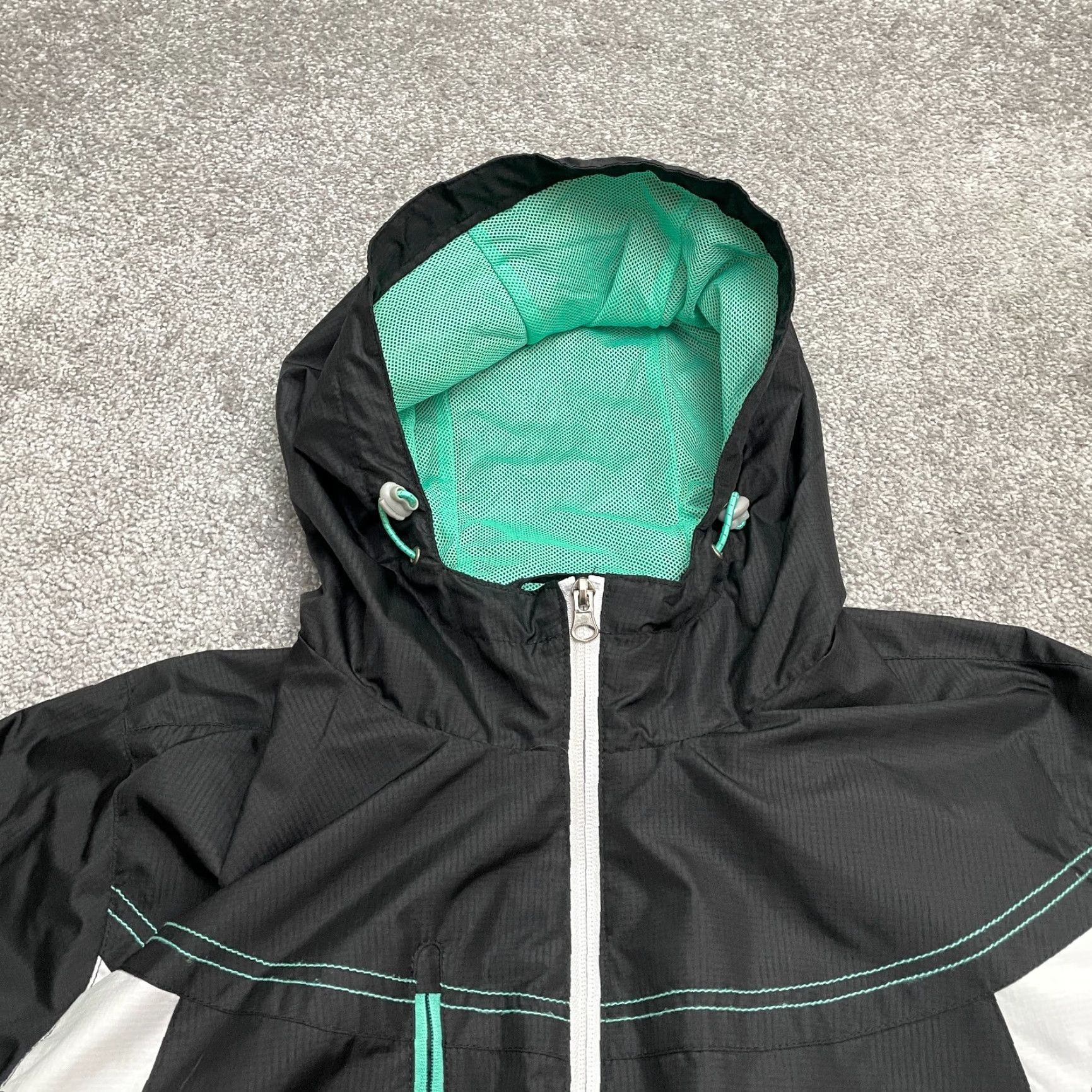 Free Country Free Country Athletx Series Windbreaker Jacket Womens 2X Black White Hoodie Zip Size XXL / US 16-18 / IT 52-54 - 3 Thumbnail