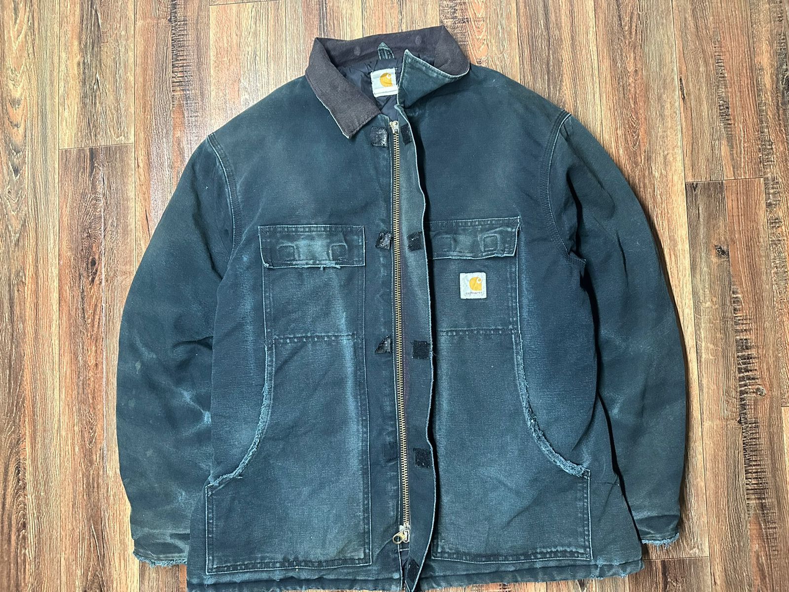 Carhartt × Vintage Vintage 1990s Carhartt Duck Jacket - Carhartt Jacket Size US XL / EU 56 / 4 - 2 Thumbnail