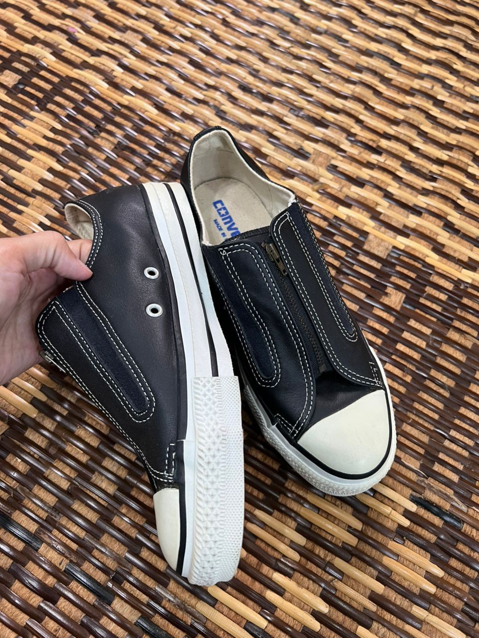 Converse Vintage Converse All Star Z sneaker in black leather Size US 4.5 / IT 34.5 - 1 Thumbnail