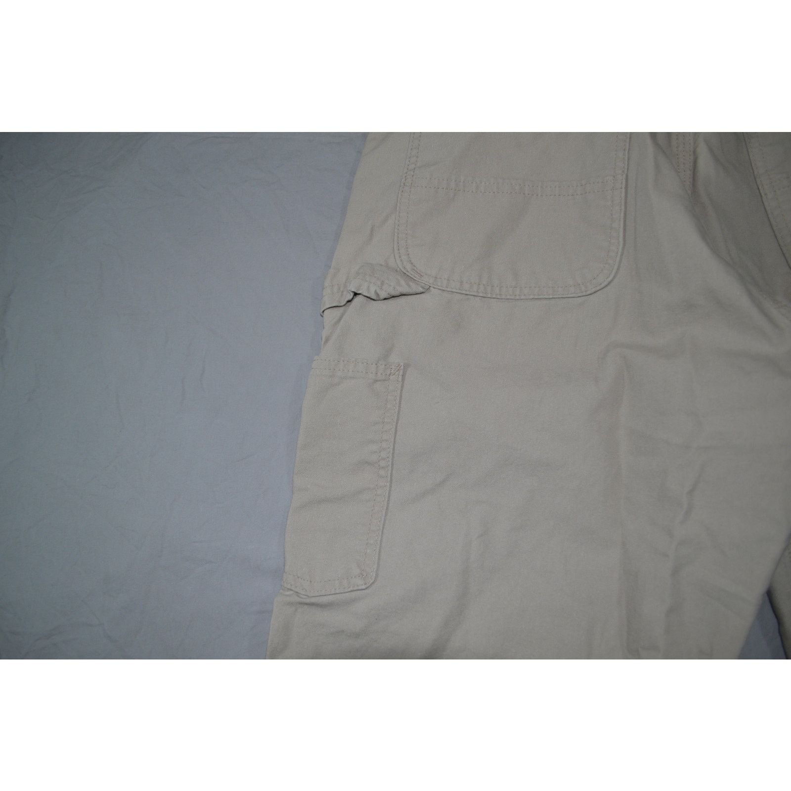 Carhartt Carhartt Men's Khaki Cotton Work Pants Size 33 Size US 33 - 4 Thumbnail