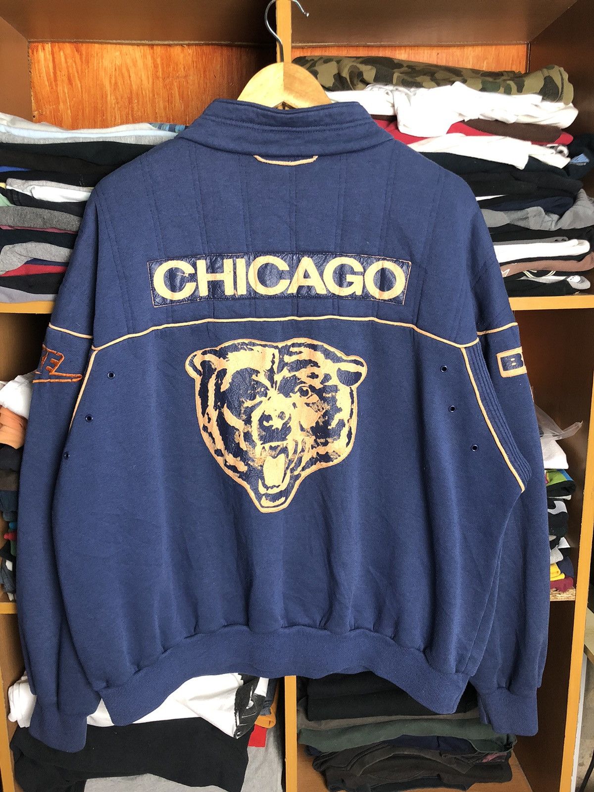 NFL × Nike × Vintage 🔥Rare Vintage🔥90s Nike NFL Chicago Bears Sweater Size US XL / EU 56 / 4 - 1 Thumbnail