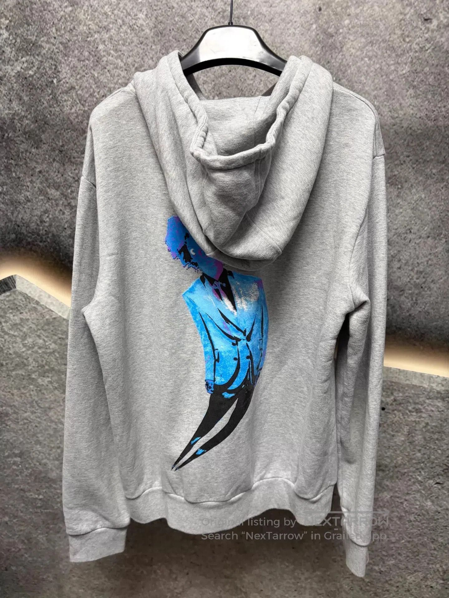 Louis Vuitton Gray Graphic Hoodie with Drawstrings and Kangaroo Pocket. Size US XL / EU 56 / 4 - 2 Thumbnail