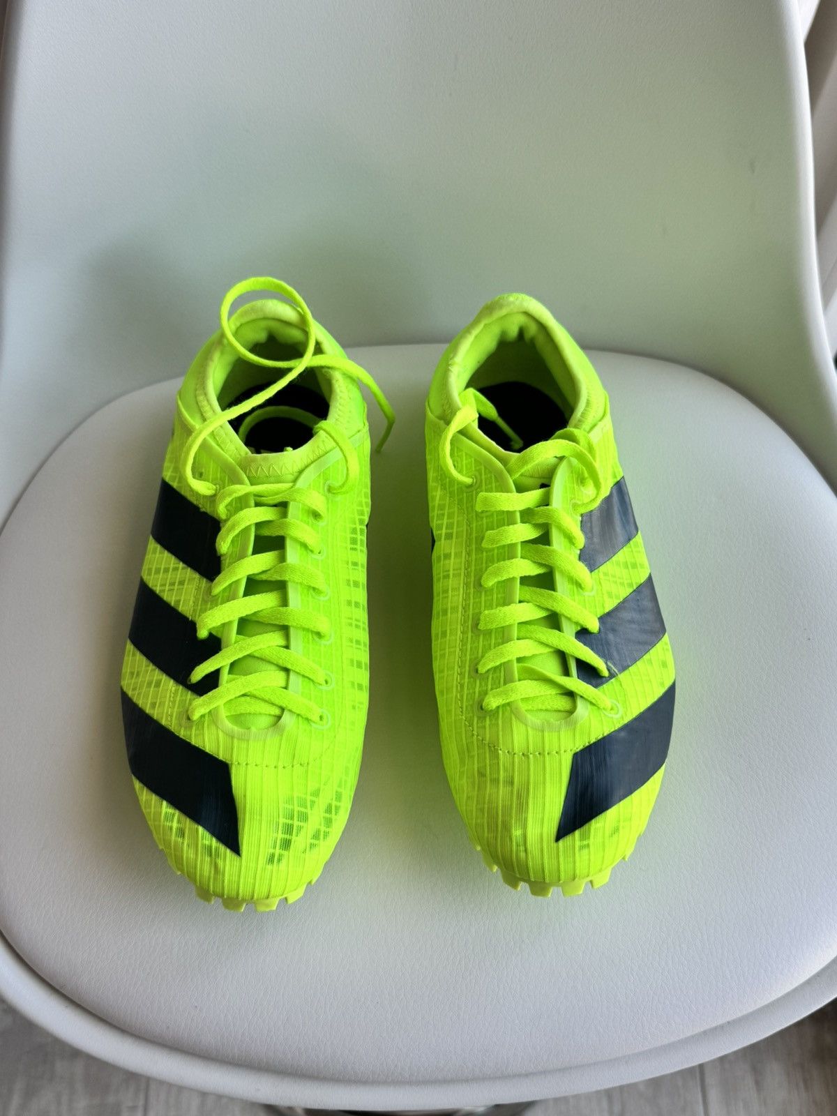 Adidas Adidas Sprintstar Track Spikes - Fluorescent Yellow - EU 38 Size US 5.5 / EU 38 - 2 Thumbnail