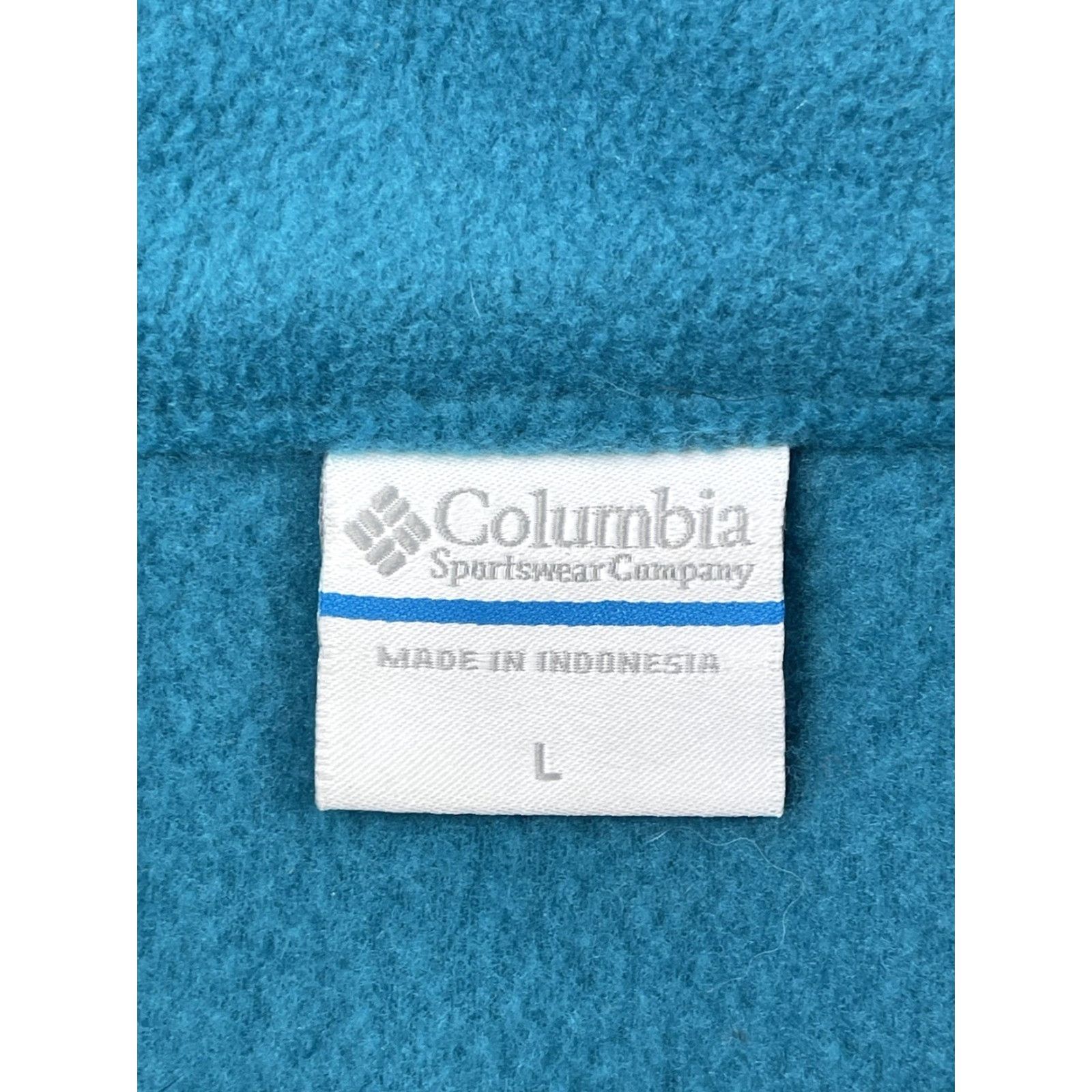 Altea Columbia Fleece Jacket Women’s L Blue Full Zip Ski Pockets Teal 90s Outdoor Casual Winter Men? Women? Size L / US 10 / IT 46 - 3 Thumbnail