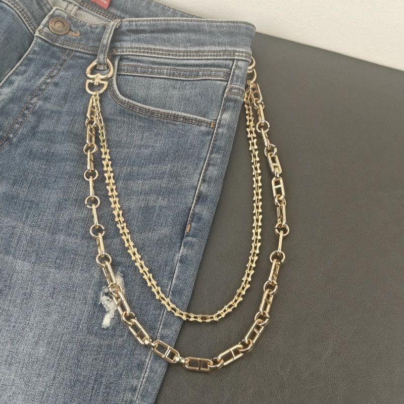 Japanese Brand × Jewelry Sleek Hip-Hop Pants Chain Minimalist Streetwear Accessory Size ONE SIZE - 3 Thumbnail
