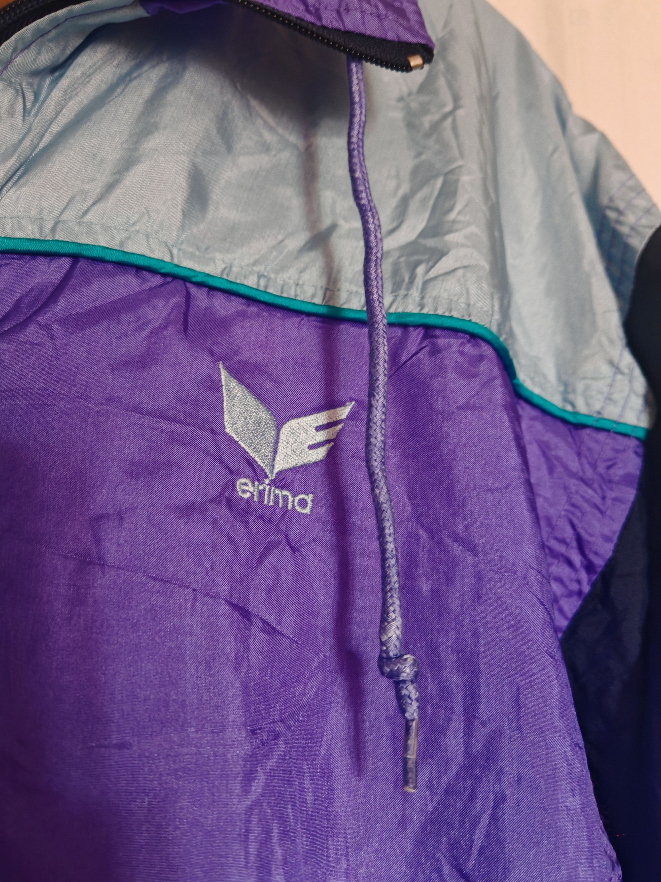 Erima × Vintage Vintage Erima Tracksuit Unisex Jacket Purple Oversize size S Size US S / EU 44-46 / 1 - 2 Thumbnail