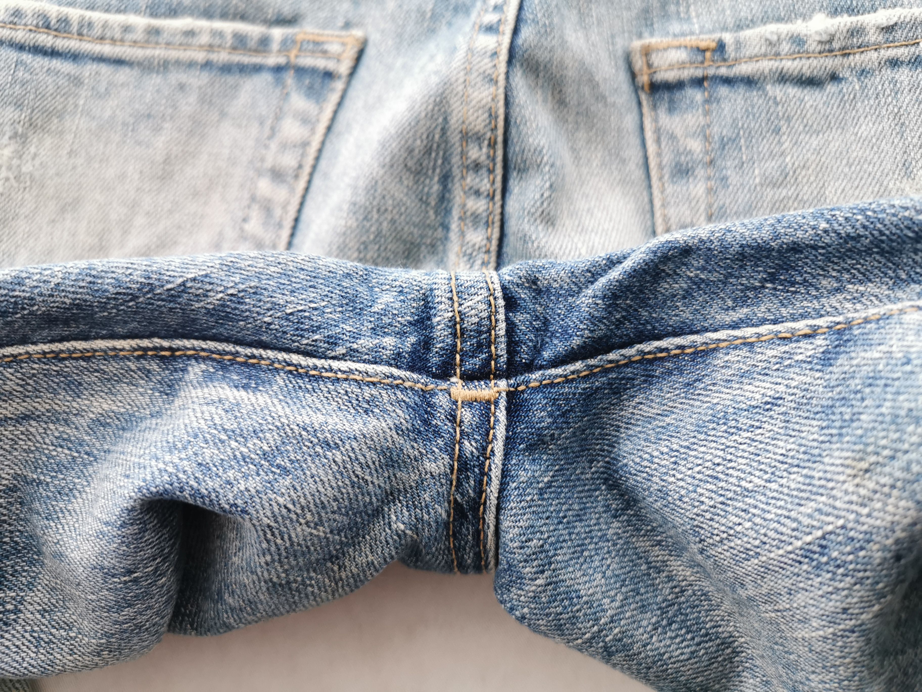 Katharine Hamnett London Distressed Vintage 90's Katharine Hamnett Selvedge Denim Size US 34 / EU 50 - 6 Thumbnail