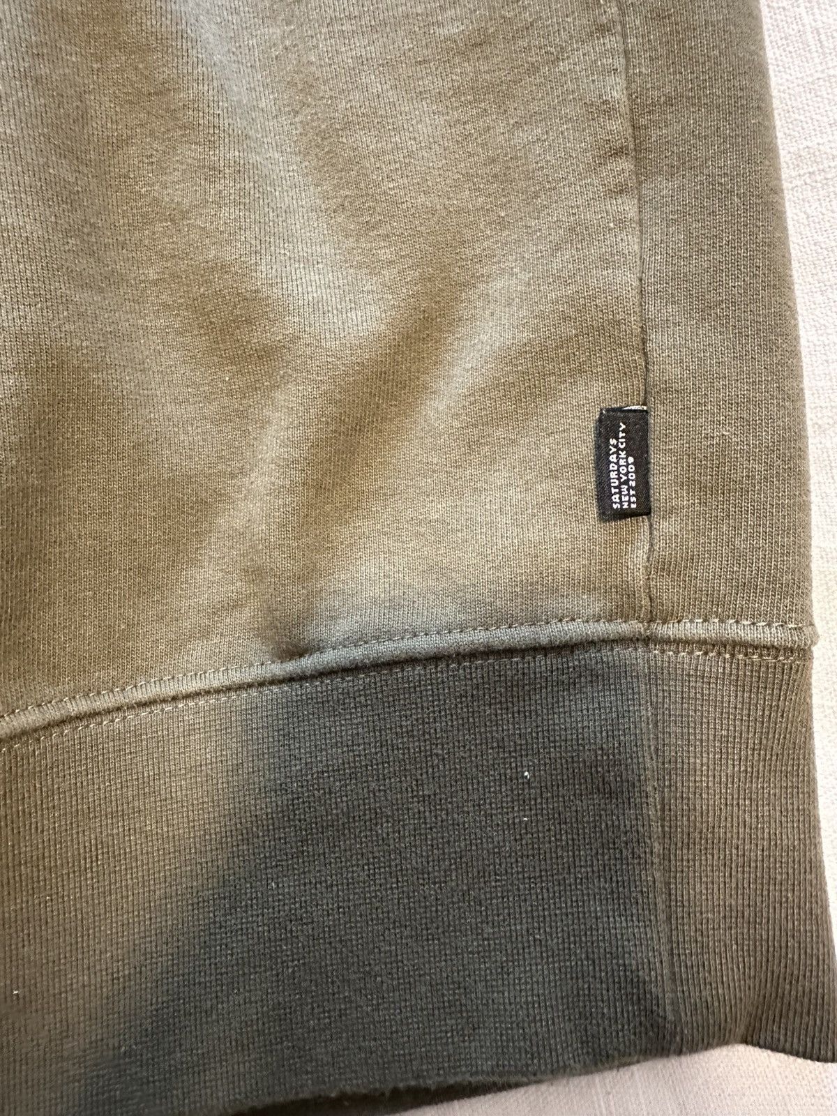 Saturdays NYC Saturdays NYC Olive Crewneck Size US XL / EU 56 / 4 - 5 Thumbnail