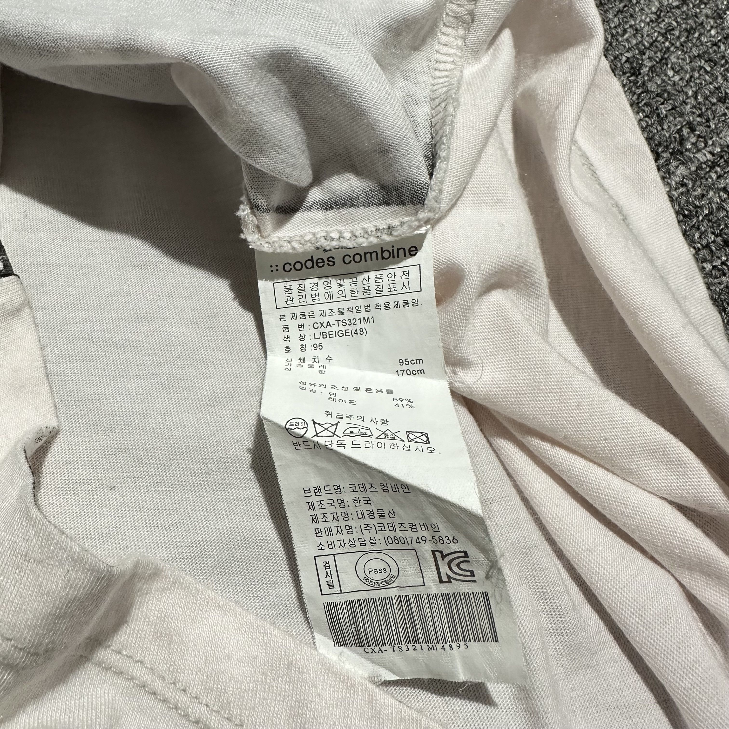 20471120 × Japanese Brand Vintage Codes Combine Skull Longsleeve Size US M / EU 48-50 / 2 - 6 Thumbnail