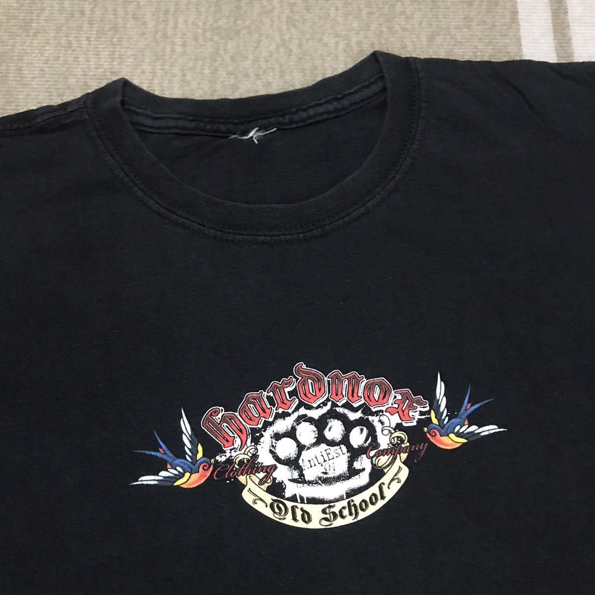 Vintage HARDNOX OLD SCHOOL ANTI EAST TEE Size US M / EU 48-50 / 2 - 6 Thumbnail