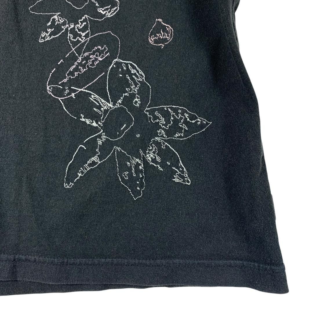Marithe + Francois Girbaud MARITHE FRANCOIS GIRBAUD flowers art embroidery women tee Size M / US 6-8 / IT 42-44 - 8 Thumbnail