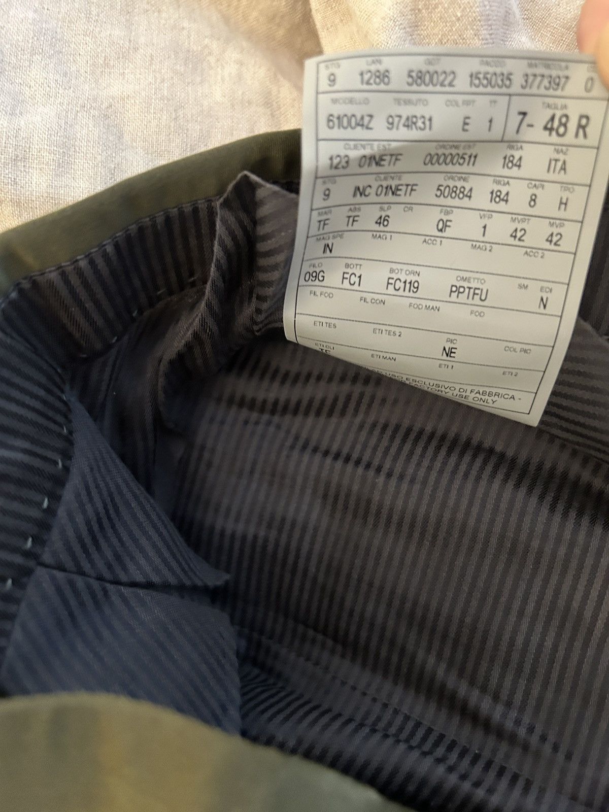 Tom Ford tom ford linen shelton silk trouser 61004z Size 48R - 7 Thumbnail