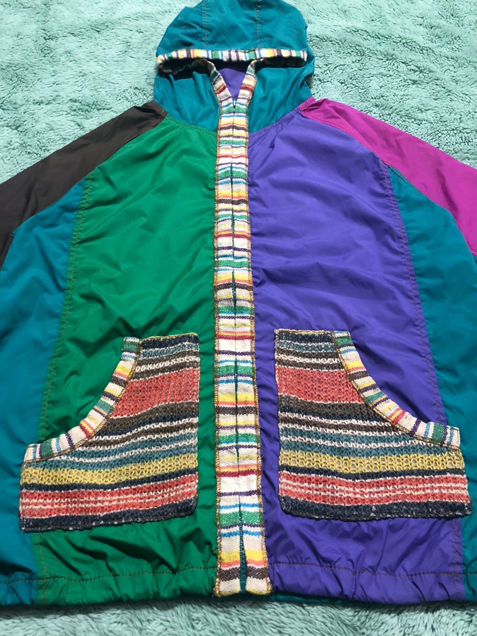 Japanese Brand JAPANESE BRAND ANTIBALISTIC MULTICOLOR LIGHT JACKET HOODIE Size US M / EU 48-50 / 2 - 6 Thumbnail