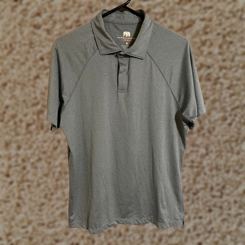 Vintage The Normal Brand Golf Polo Shirt Men's M Performance Athletic Blue/Gray S/S Size US M / EU 48-50 / 2 - 1 Thumbnail