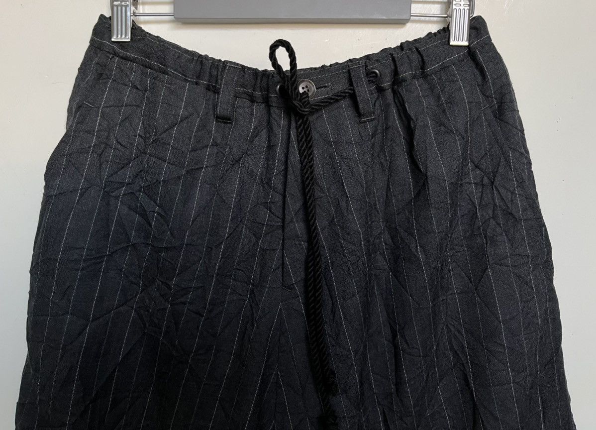 Y's × Yohji Yamamoto Vintage Wide Pinstripe Hakama Pants Size 27" / US 4 / IT 40 - 3 Thumbnail