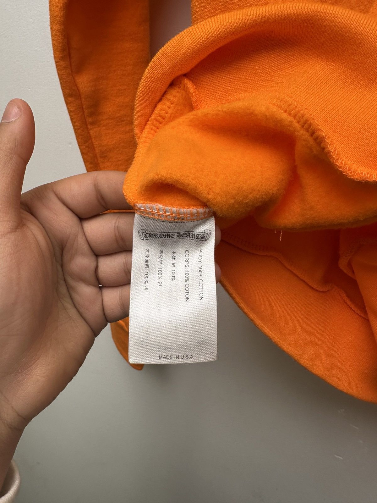 Chrome Hearts Chrome Hearts Silver Horseshoe Orange Hoodie Size US M / EU 48-50 / 2 - 4 Thumbnail