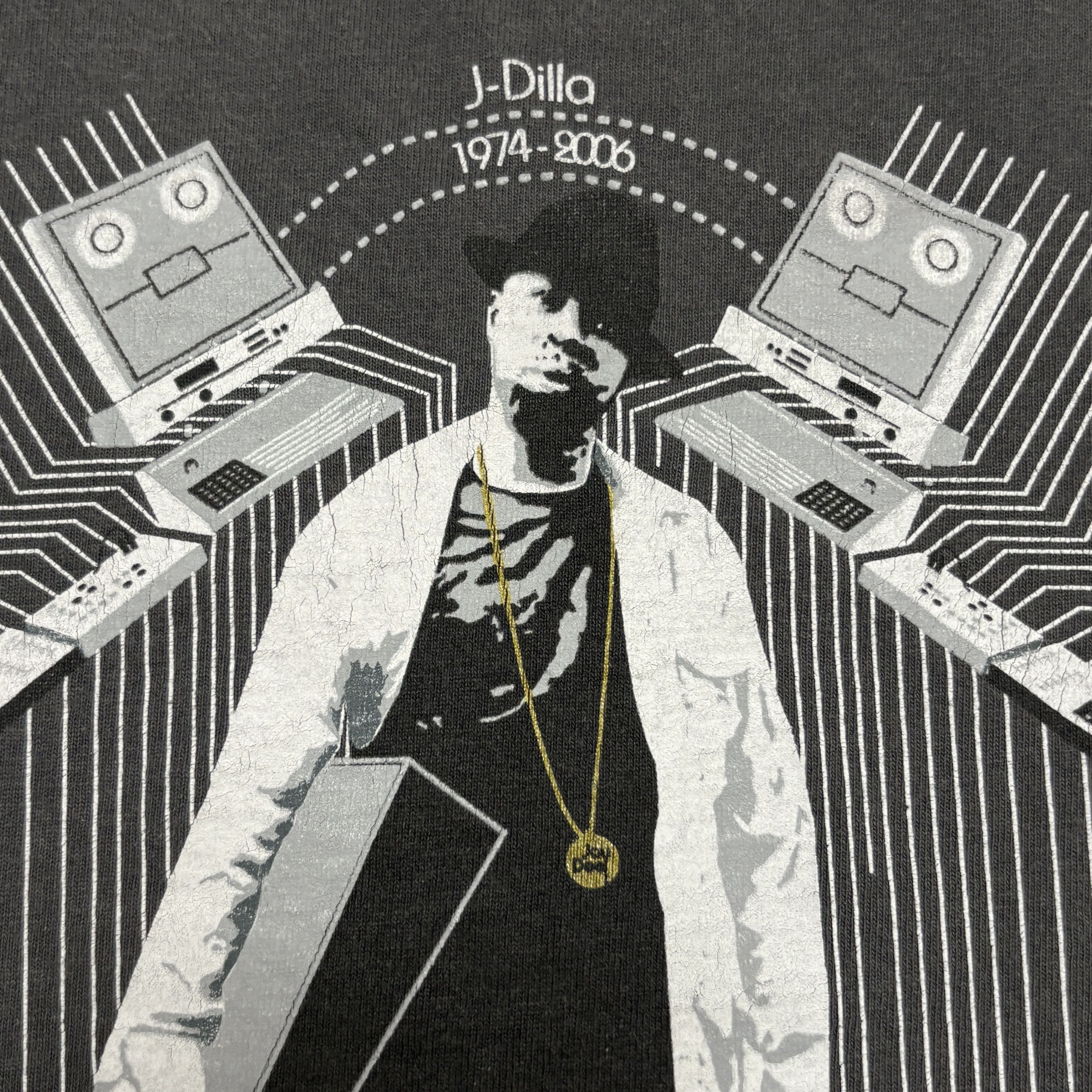 Band Tees Vintage J Dilla Shirt Y2K Hip Hop Rap Tee Stones Throw Size US L / EU 52-54 / 3 - 6 Thumbnail