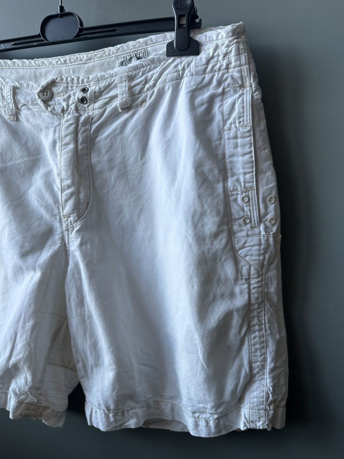 Polo Ralph Lauren Polo Ralph Lauren White Linen Cotton Shorts Size 34 Size US 34 / EU 50 - 3 Thumbnail