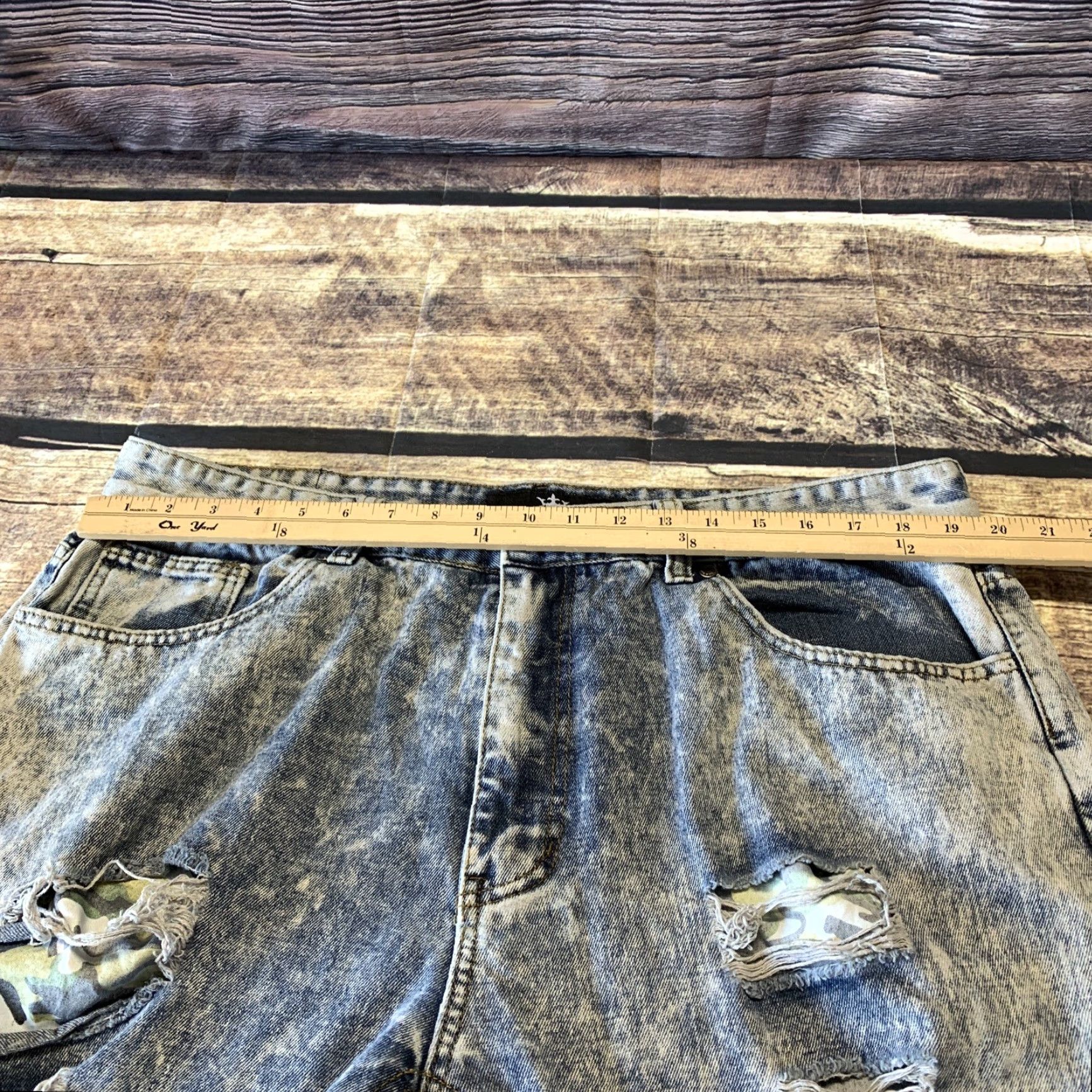 Vintage Red Ape Jeans Mens 40 X 32 Blue Acid Wash Distressed Streetwear Size US 40 / EU 56 - 6 Thumbnail