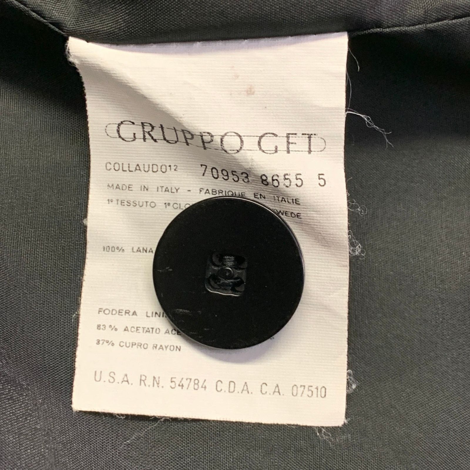 Giorgio Armani Size 14 Black Wool Single Breasted Jacket Blazer Size XL / US 12-14 / IT 48-50 - 8 Thumbnail