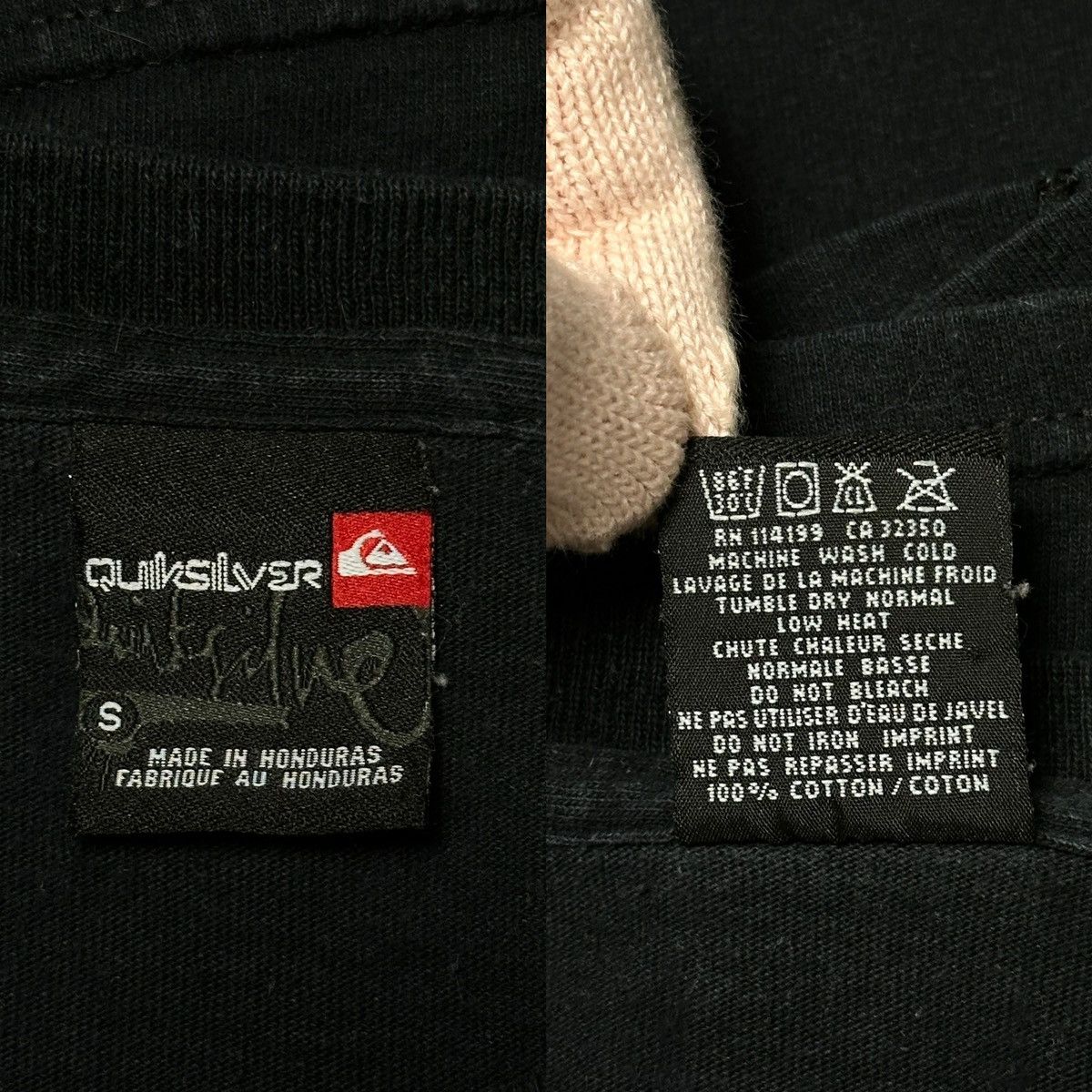Quiksilver × Vintage Vintage Quiksilver Big Logo Surf T-shirt Size US S / EU 44-46 / 1 - 8 Thumbnail