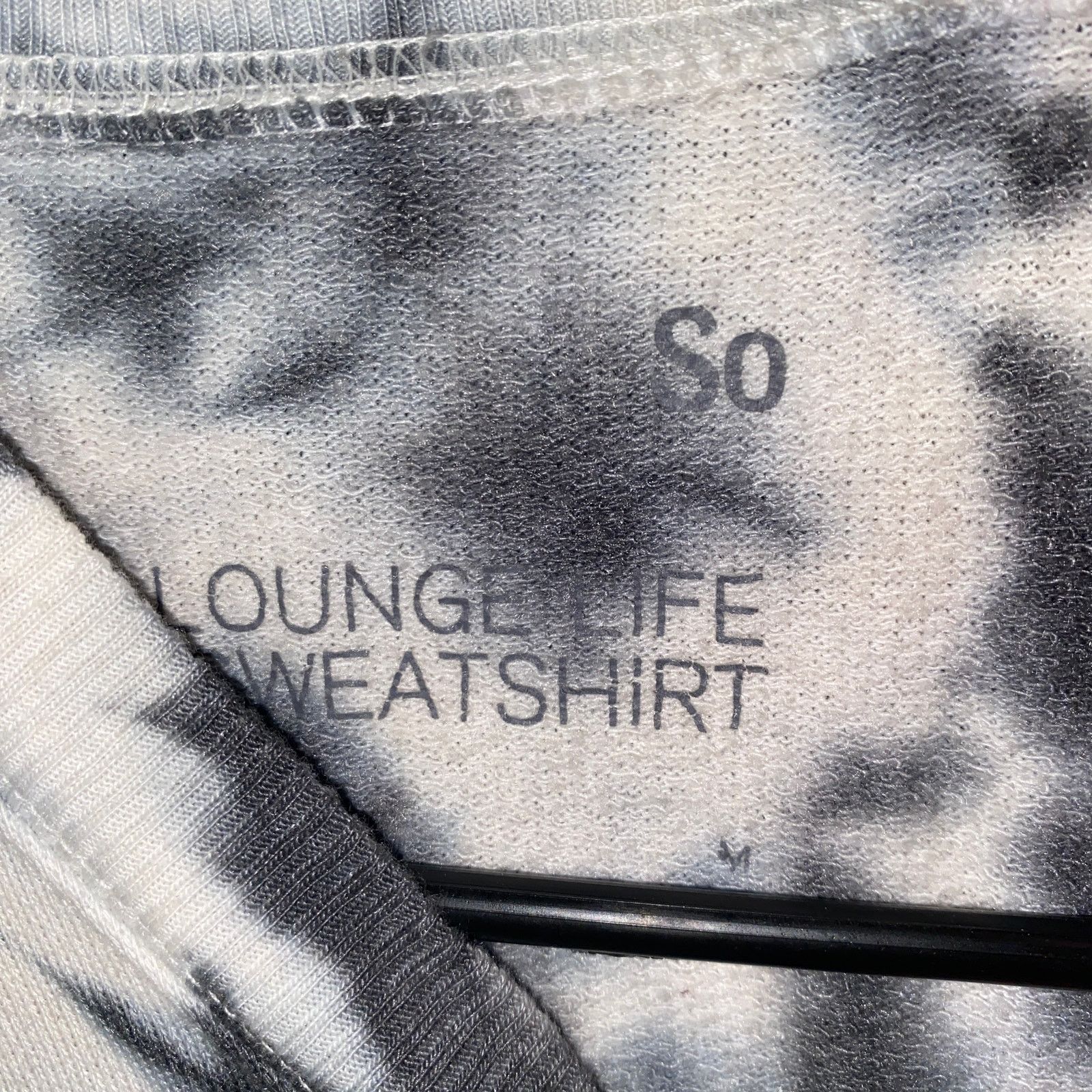 Other SO Lounge Gray White Tie Dye Pullover Sweatshirt Medium Size M / US 6-8 / IT 42-44 - 4 Thumbnail